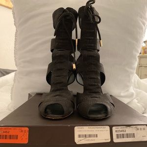 Louis Vuitton brown heels